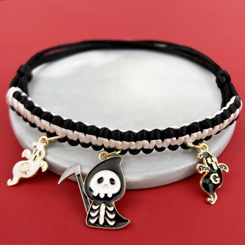 Halloween Hand-woven Pet Collar Decoration
