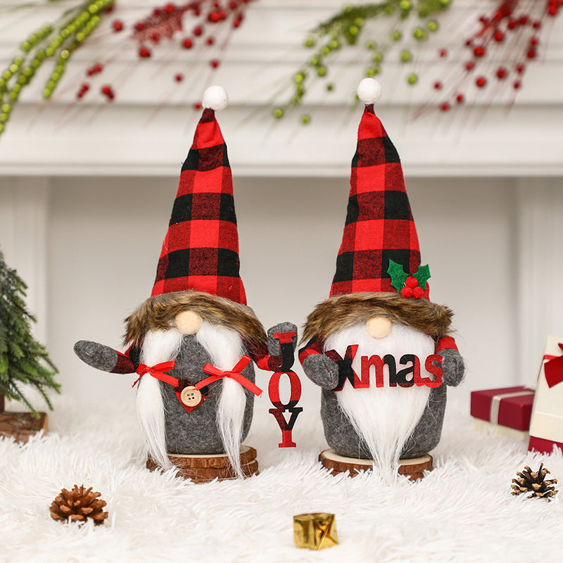 Christmas Decoration Doll Faceless Doll Decoration