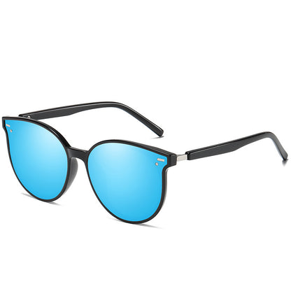 Fashion Round Frame Polarized Sun Glasses