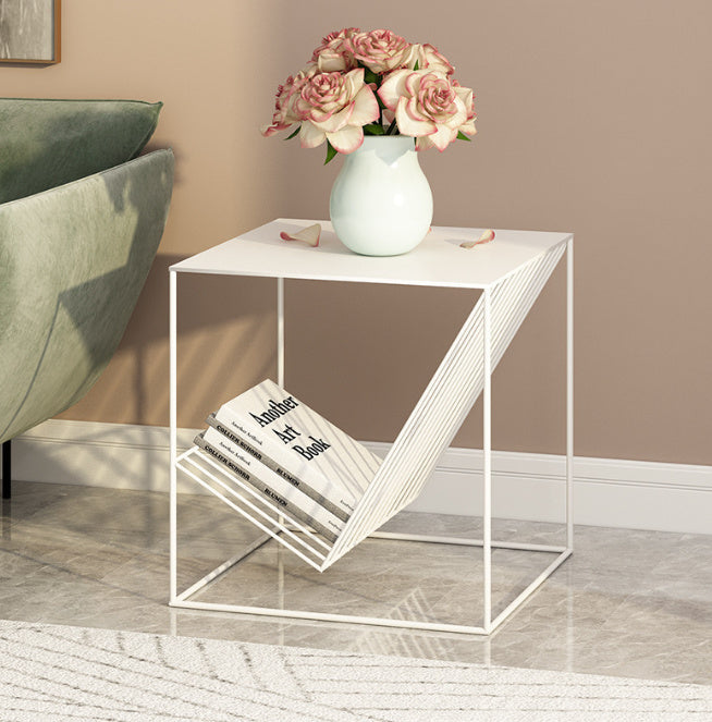 Minimalist Iron Art Sofa Side Table Corner Bedside Table