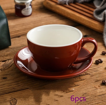Scandinavian Style Cappuccino Coffee Cup Set