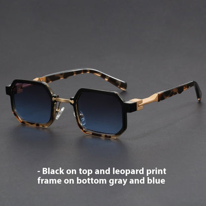 Retro Polygon Exquisite Sun Glasses Women