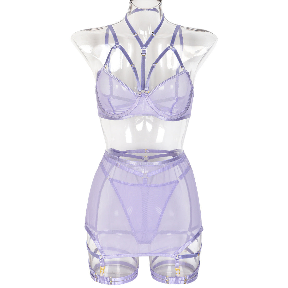 Lady Sexy Underwear Three-piece Set