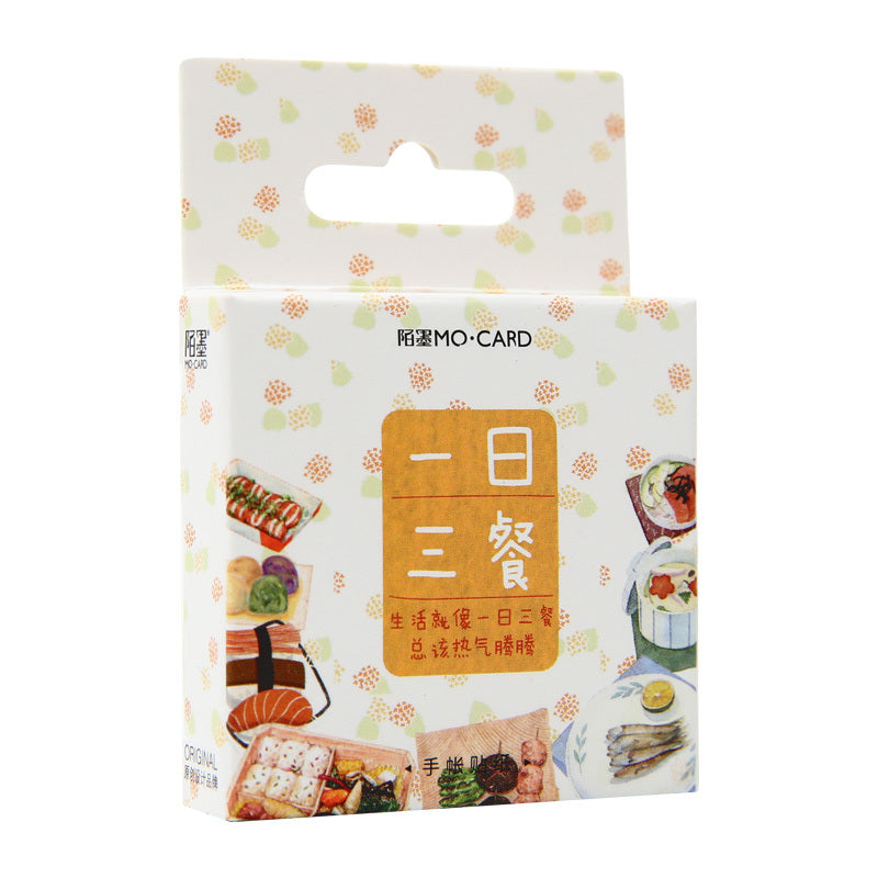 Three Meals A Day Creative Hand Account Diary DIY Decoration Kitchen Food