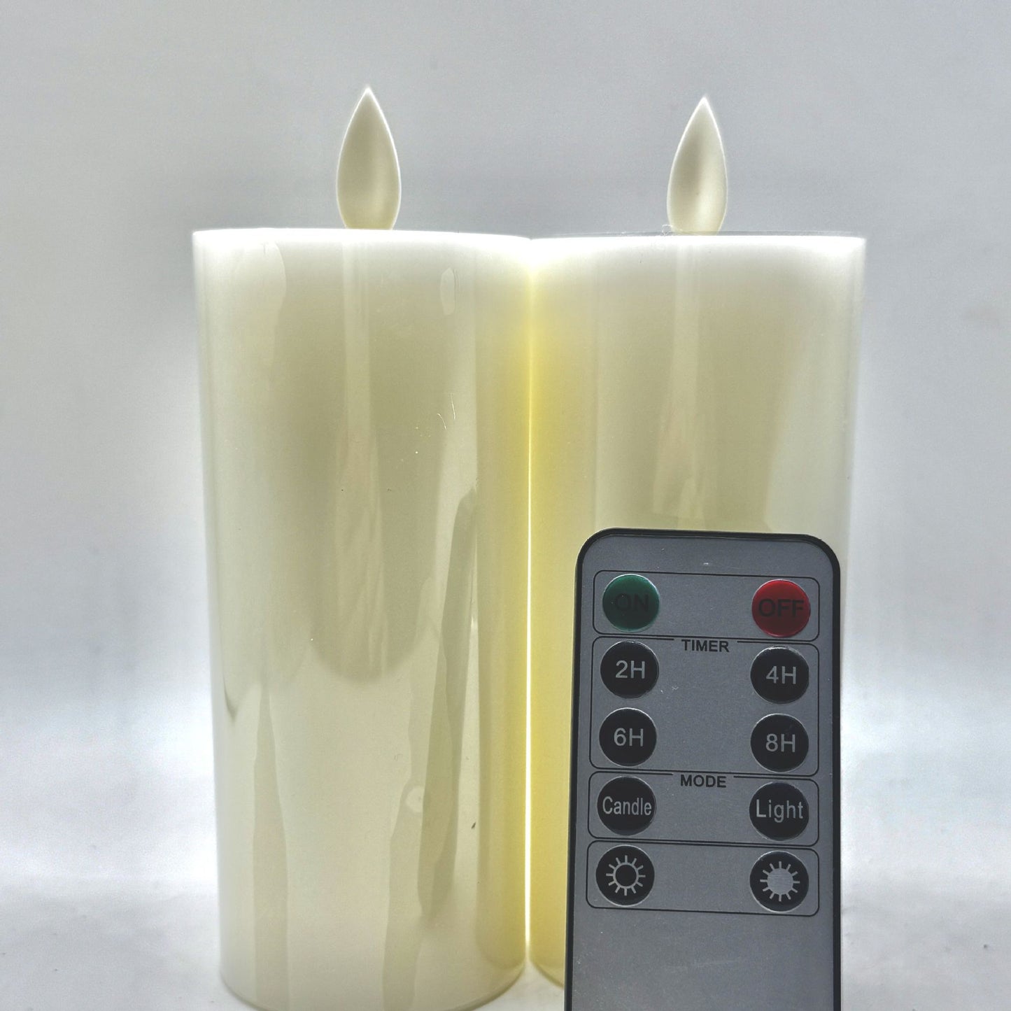 10 Key Remote Control Candle Flat Head Candle Lamp