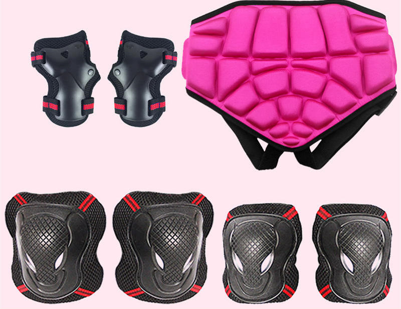 Roller Skating Skateboard Ski Hip Pad Childrens Protective Gear Anti-fall Pants Equipment Set