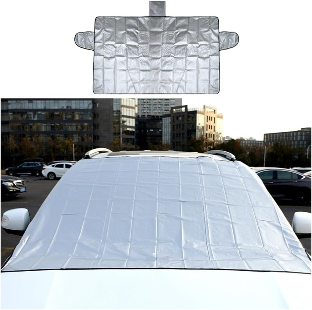 215X92 Cm Snow Proof Car Cover Ice Shade Car Foldable Windshield Sun Shade Snow Cover Automotive Ext