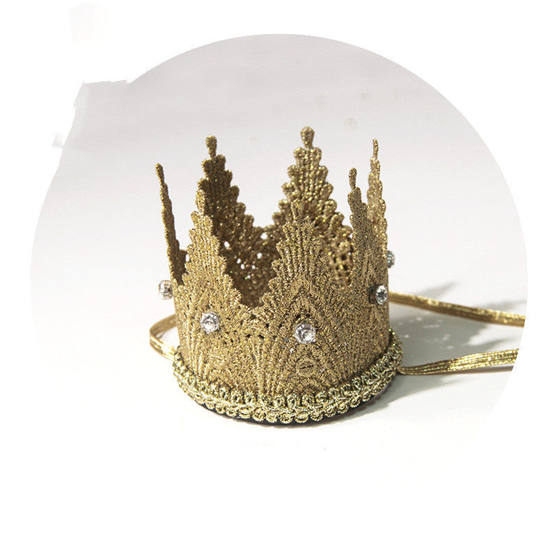 New Children's Crown Hairband Baby Hairband One Year Old