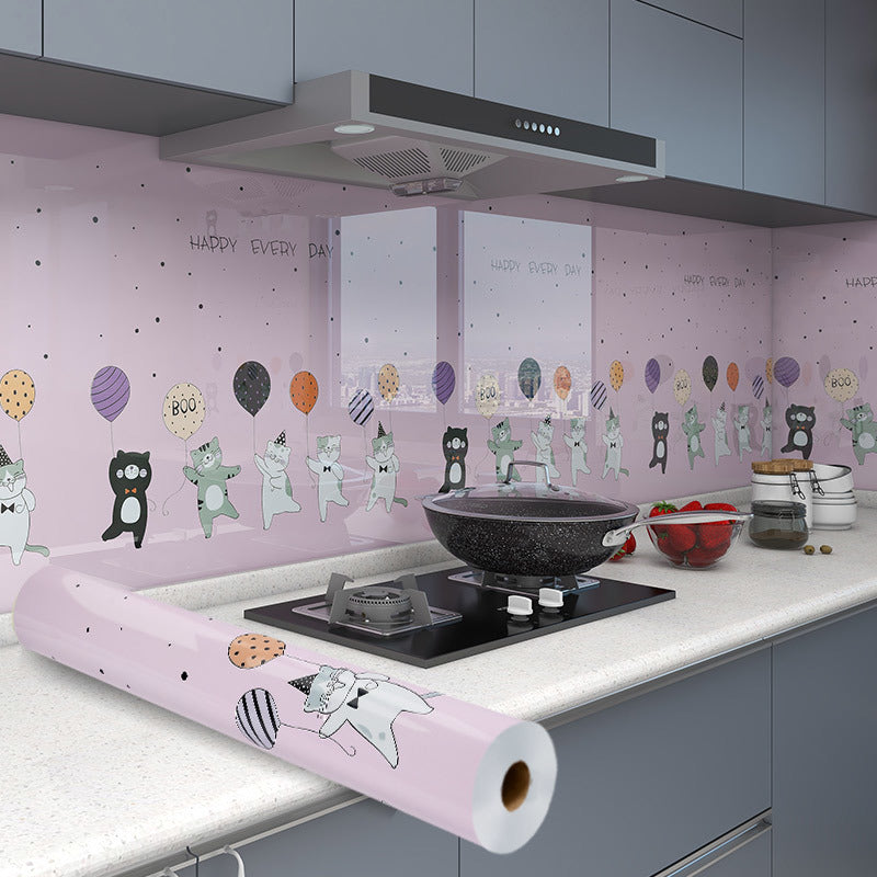 Self-adhesive Thickening Kitchen Waterproof And Oil-proof Stickers
