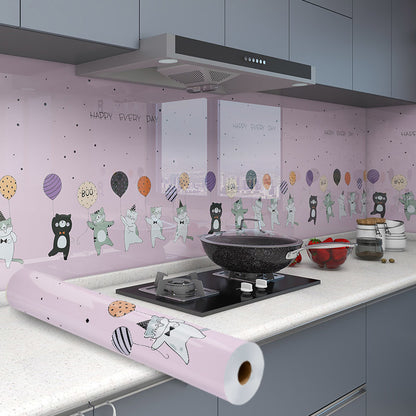 Self-adhesive Thickening Kitchen Waterproof And Oil-proof Stickers