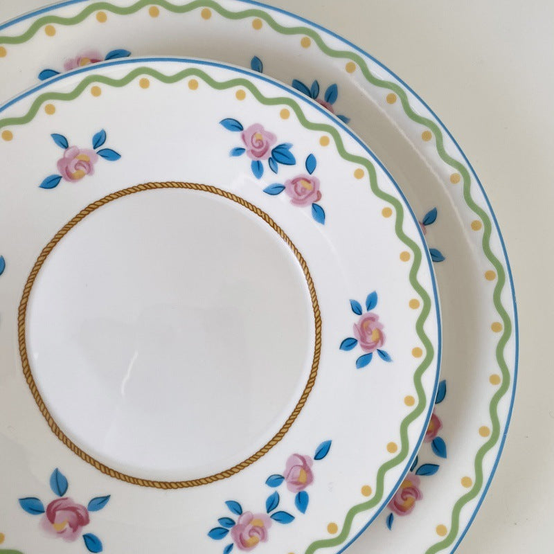 Coffee Set Pastoral Style Ceramic Coffee Cup Cup And Saucer Set