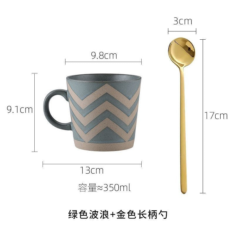 Stoneware Mug Coffee Cup Couple Water Cup