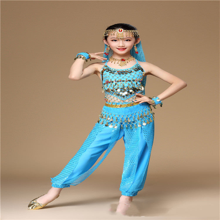Yongda Jiayi Children's Belly Dance Highlight Suit Children's Indian Dance Performance Costume Children Performance Wear