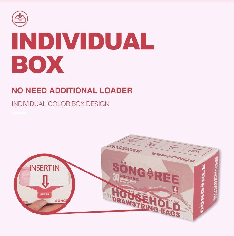 Drawstring Garbage Bags