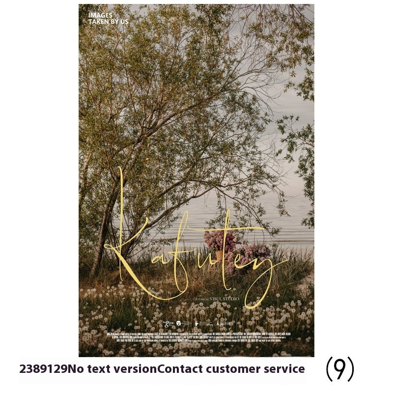 Nordic Landscape Painting Bedroom Bedside Decoration