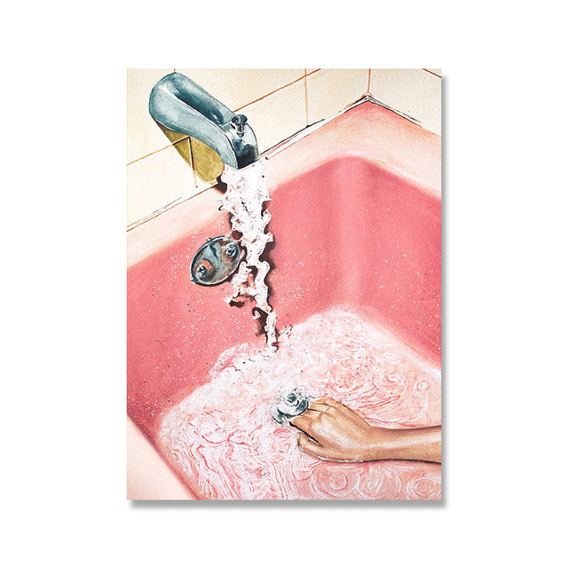 Nordic Fashion Bathroom Decoration Fashion Posters And