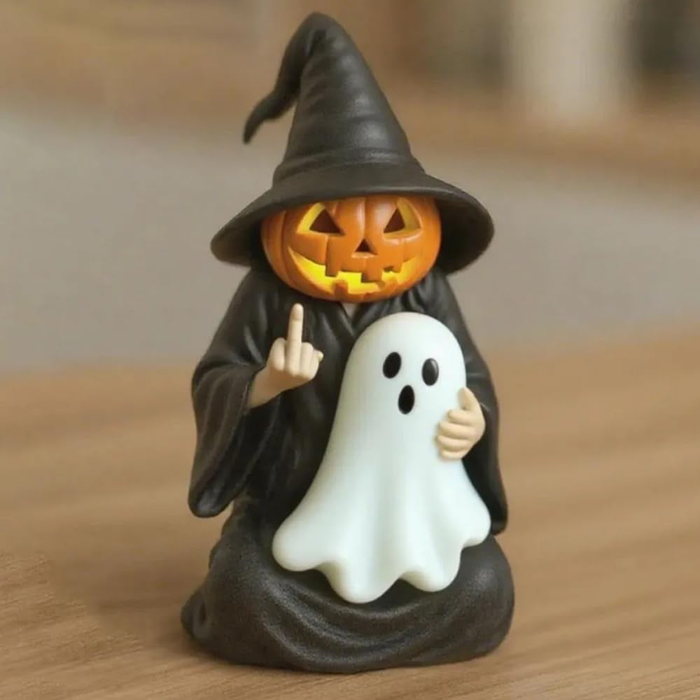 Witch Pumpkin Halloween Decoration Ornaments