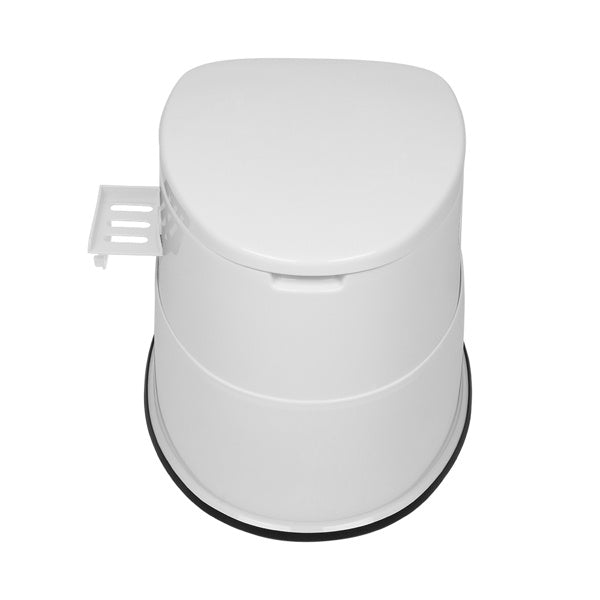 White Outdoor Toilet With Anti Slip Pad