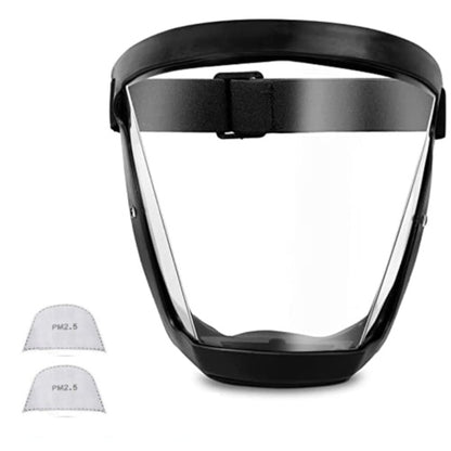 Anti-fog Full Face Shield Super Protective Head Cover Transparent Safety Mask