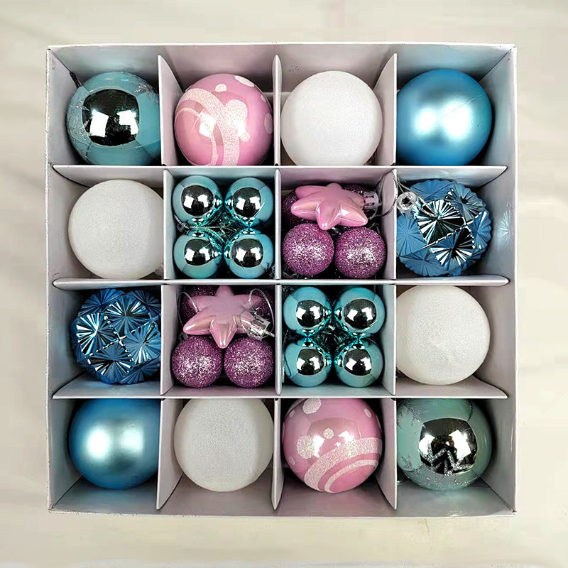 Painted Christmas Ball Paper Box Decoration Pendant