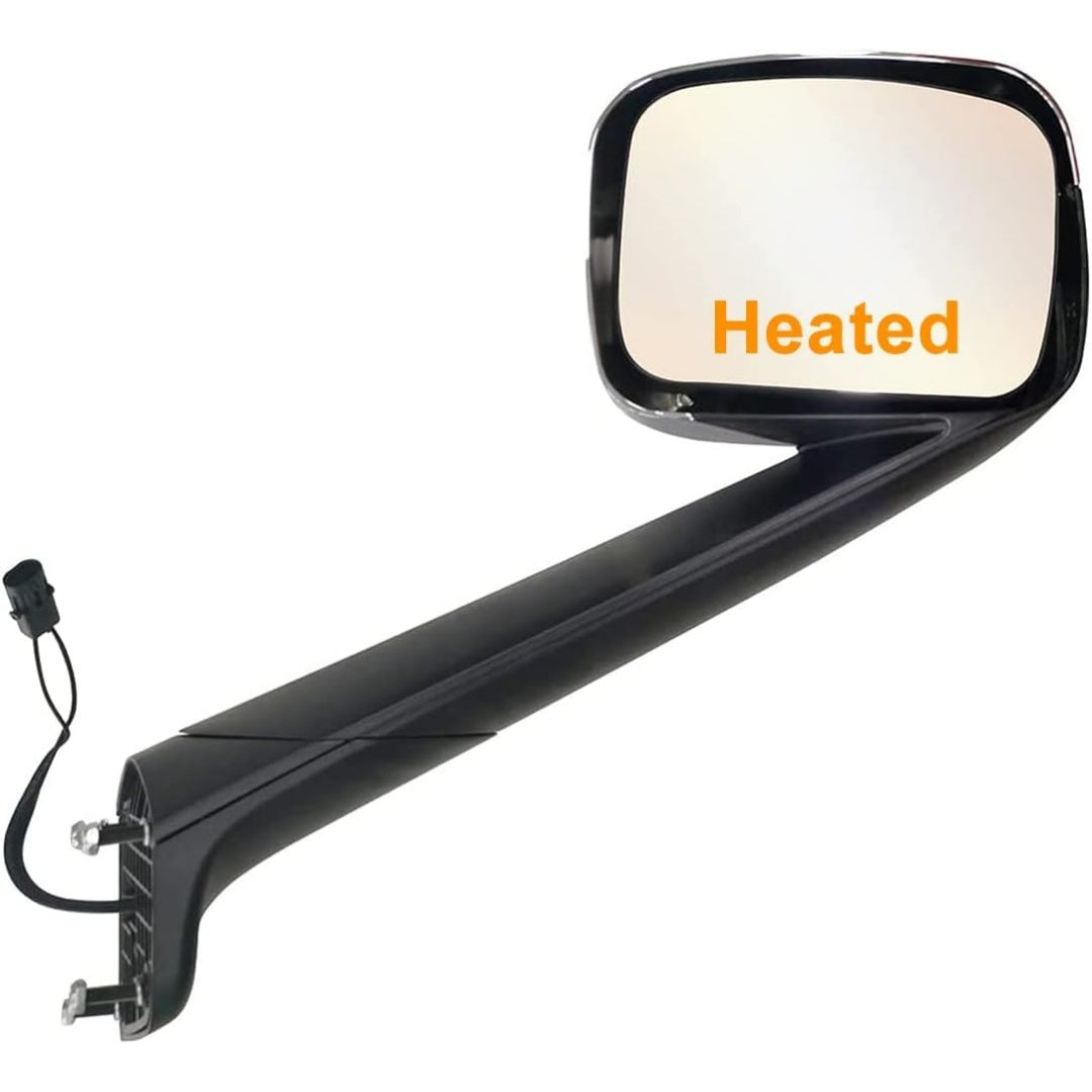 Freightliner- New Cascadia Hood Mirror Assembly Electroplated With Heating