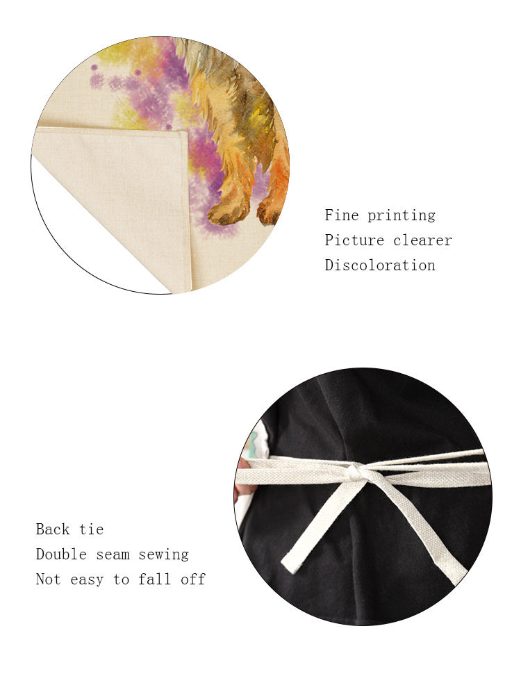 Kitchen Household Oil-proof Sleeveless Apron