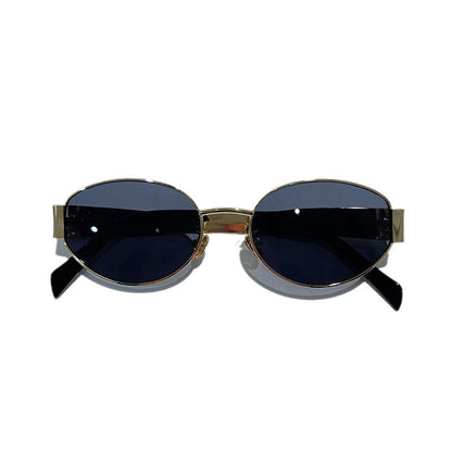 New Retro Oval Frame Glasses