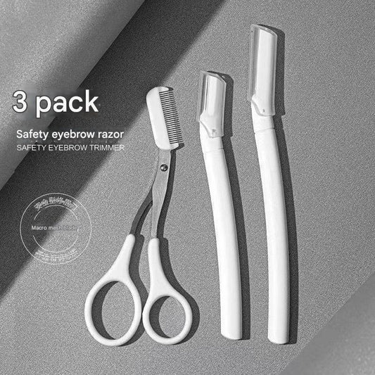 Eyebrow Trimmer Eyebrow Trimming Tool Set Macro Safety Type Beginner Men's And Women's Special Eyebrow Razor