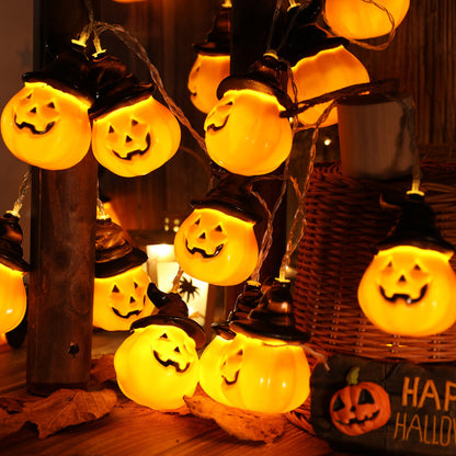 Halloween Pumpkin Battery Atmosphere Decoration Lights