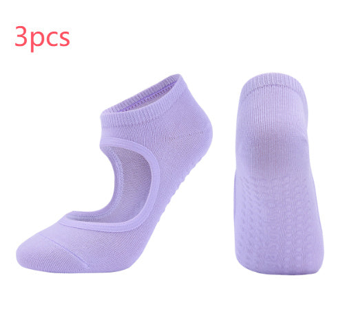 Combed cotton yoga socks