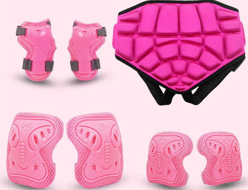 Roller Skating Skateboard Ski Hip Pad Childrens Protective Gear Anti-fall Pants Equipment Set
