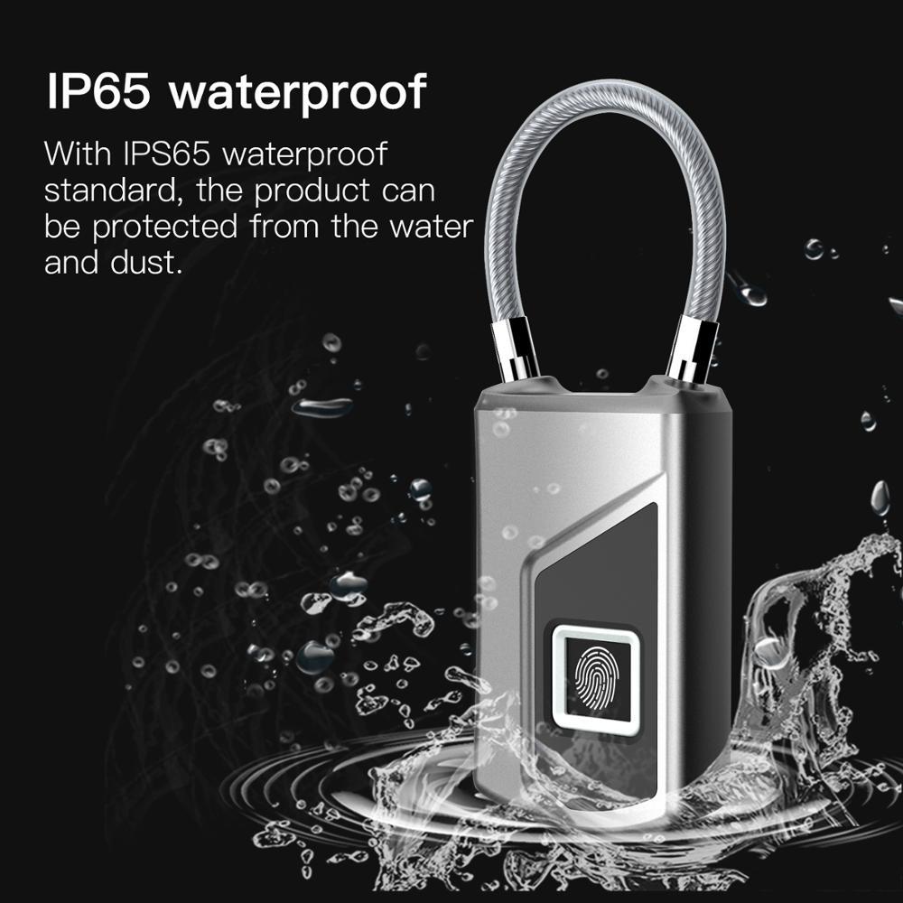 Bicycle Fingerprint Intelligent Anti-theft Lock