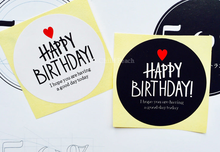 Baking Packing Boxes Decorative Sealed Sticker