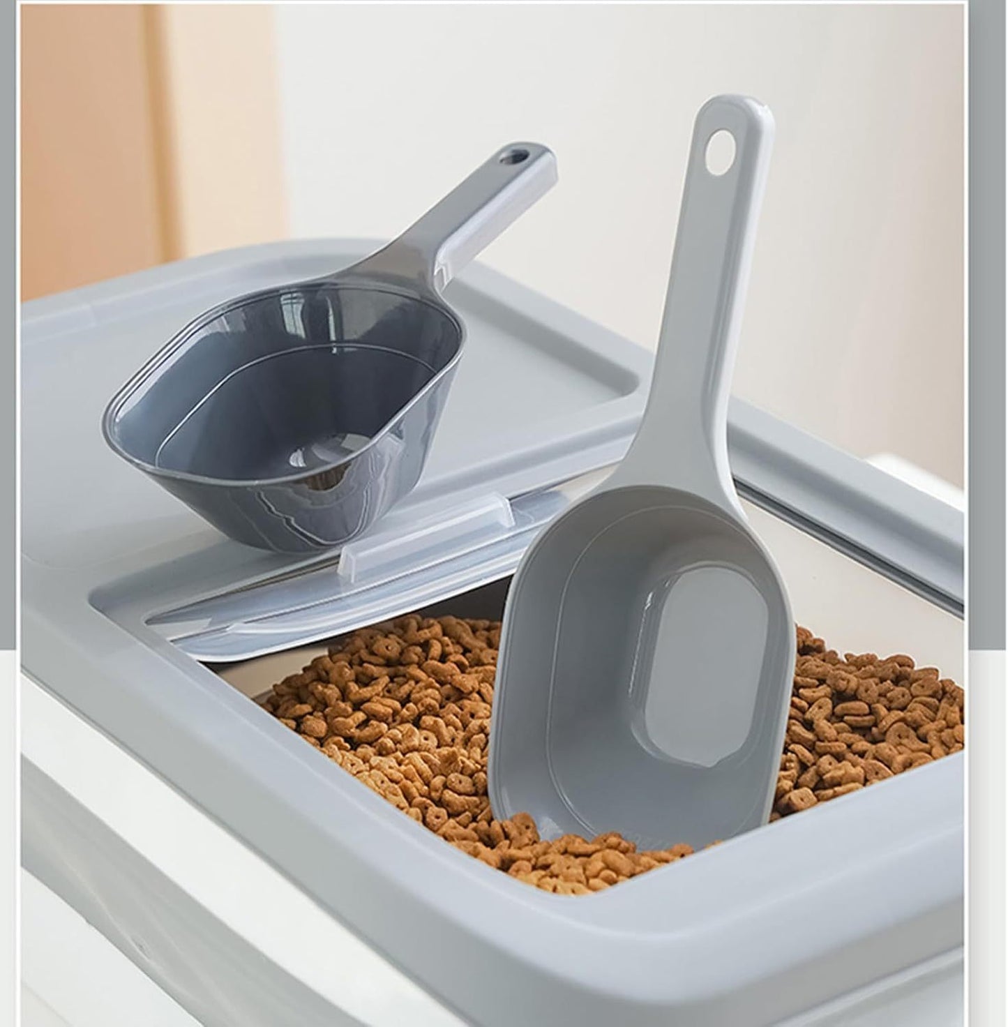 Pet Food Scoop 1 Cup Capacity Lines For 1 2 Cup And 1 Cup Plastic Pet Food Scoop For Dog Puppy And Cat