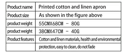 Kitchen Household Oil-proof Sleeveless Apron