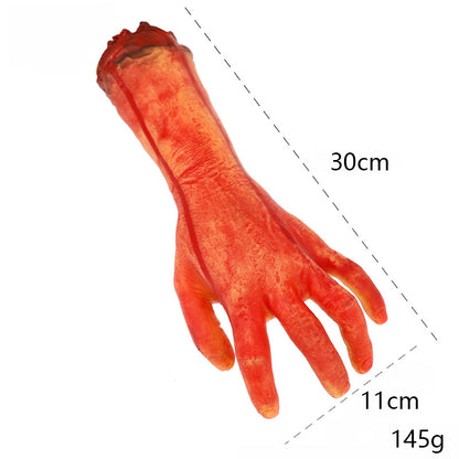 Halloween Horror Props Haunted House Chamber Broken Blood Hands And Feet Horror Bar Decoration Whole Toy Eye Beads Heart