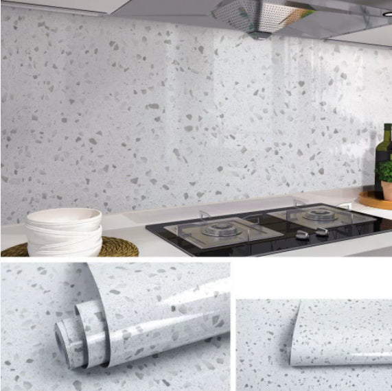 Kitchen Renovation Self-adhesive Cabinets Range Hood Thick Wallpaper
