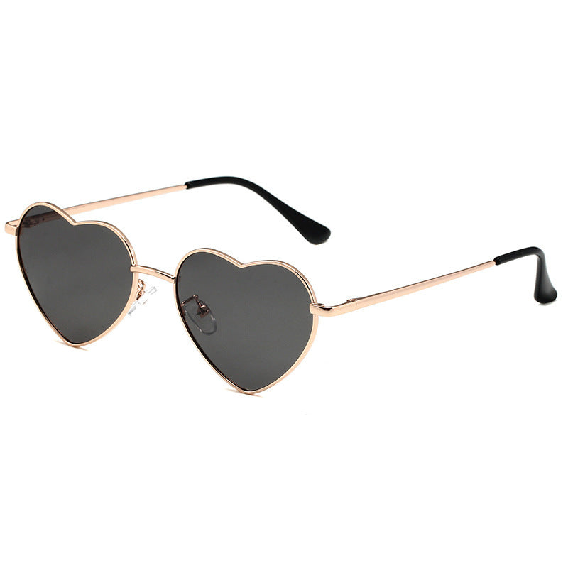 Women's Cute Heart Polarized Sun Glasses