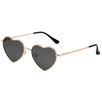 Women's Cute Heart Polarized Sun Glasses