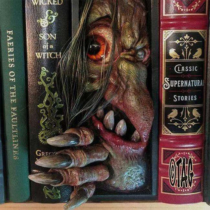 Book Decoration Resin Sculpture Devil's Hand Bookmark Halloween Gift