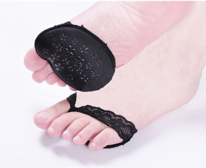 Thickened Super Soft Forefoot Pad High-heeled Shoe Insoles Invisible Foot Cushions