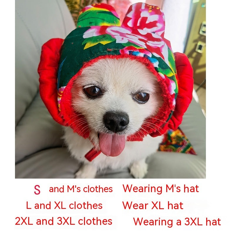 New Year Dress Dress Pet Dog Cat Clothes