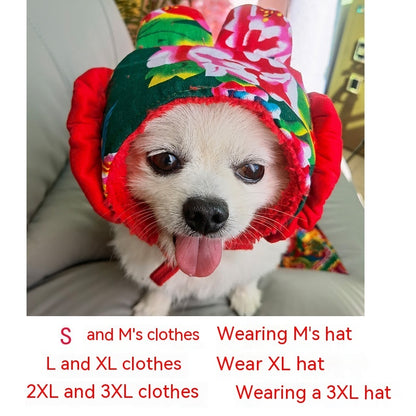 New Year Dress Dress Pet Dog Cat Clothes