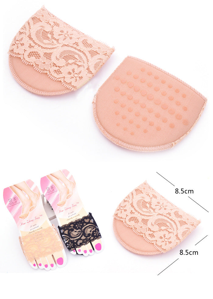 Thickened Super Soft Forefoot Pad High-heeled Shoe Insoles Invisible Foot Cushions