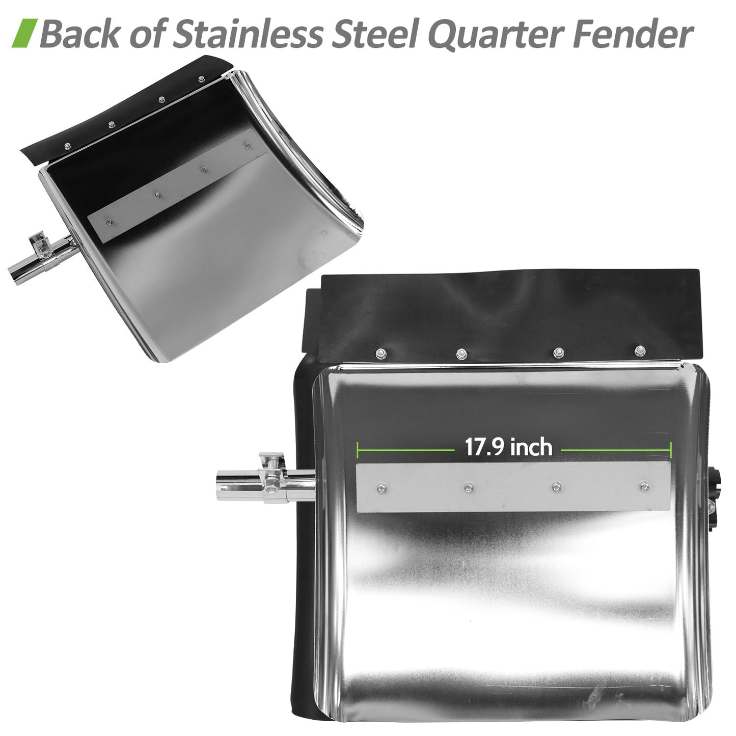Plated Quarter Fender Cover 2 Pieces