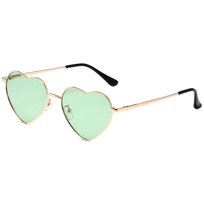 Women's Cute Heart Polarized Sun Glasses