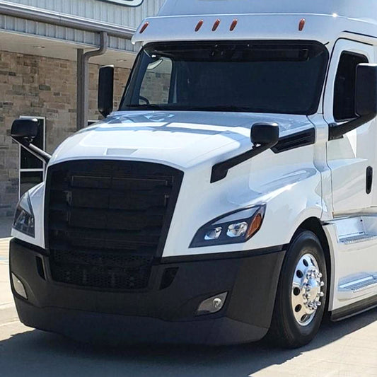 Black Hood Mirror Heated For Freightliner Cascadia 2018, Passenger -RH-Side