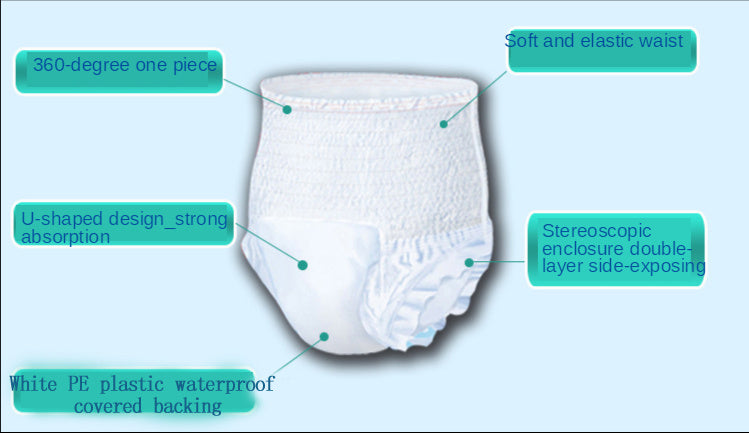 Disposable Underwear Type Diapers For The Elderly