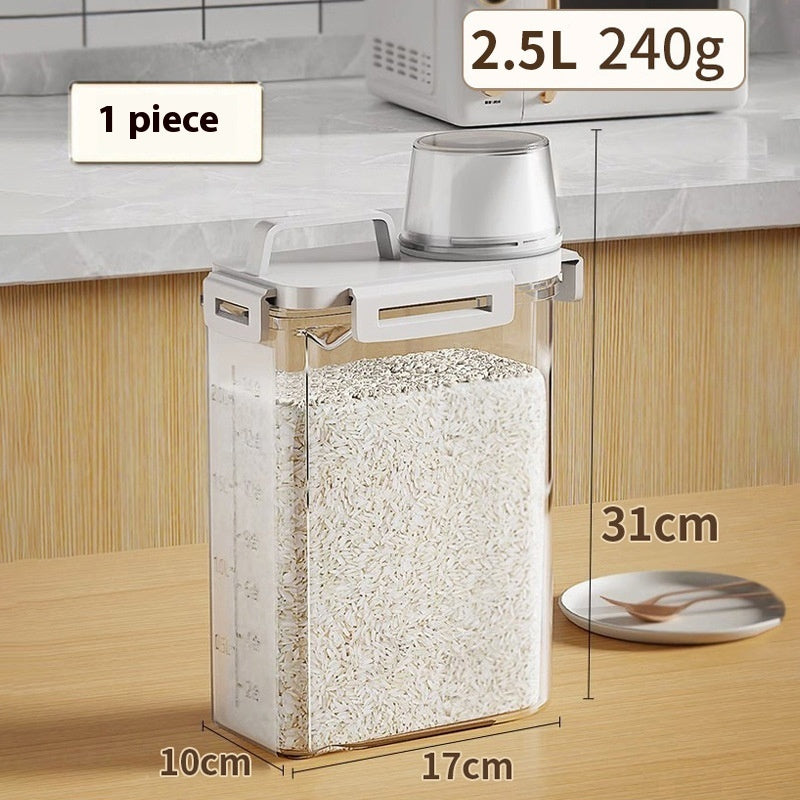 Household Storage Tank Food Grade Noodle Jar Rice Cereals Storage Box