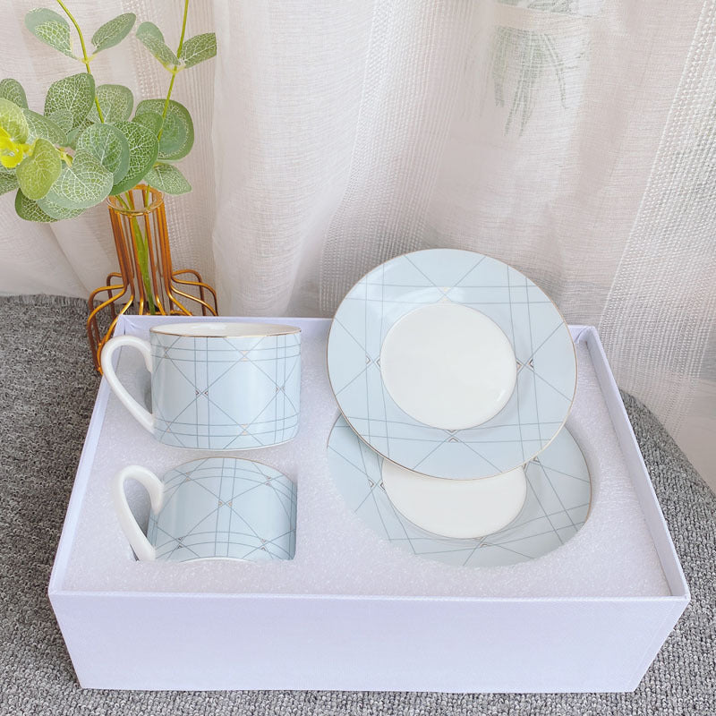 Ceramic Cup Set With Creative Home Coffee
